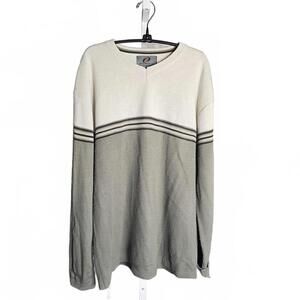 Sideout Two-Tone Acrylic Knit Sweater